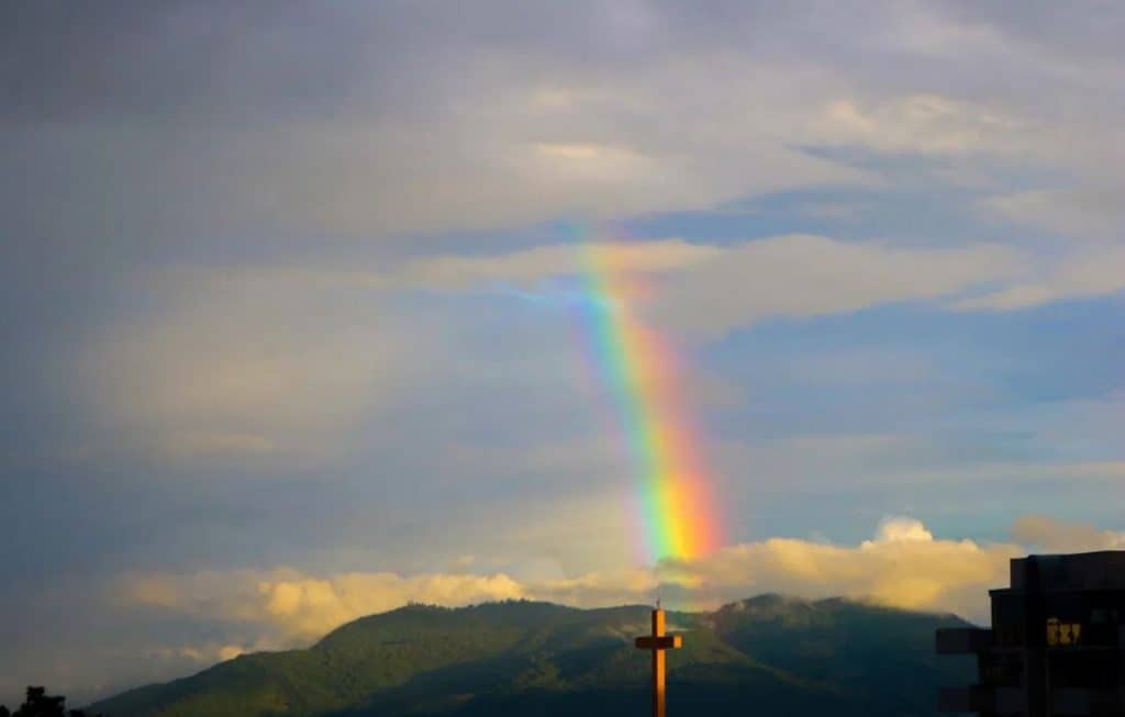 arco iris en San Salvador