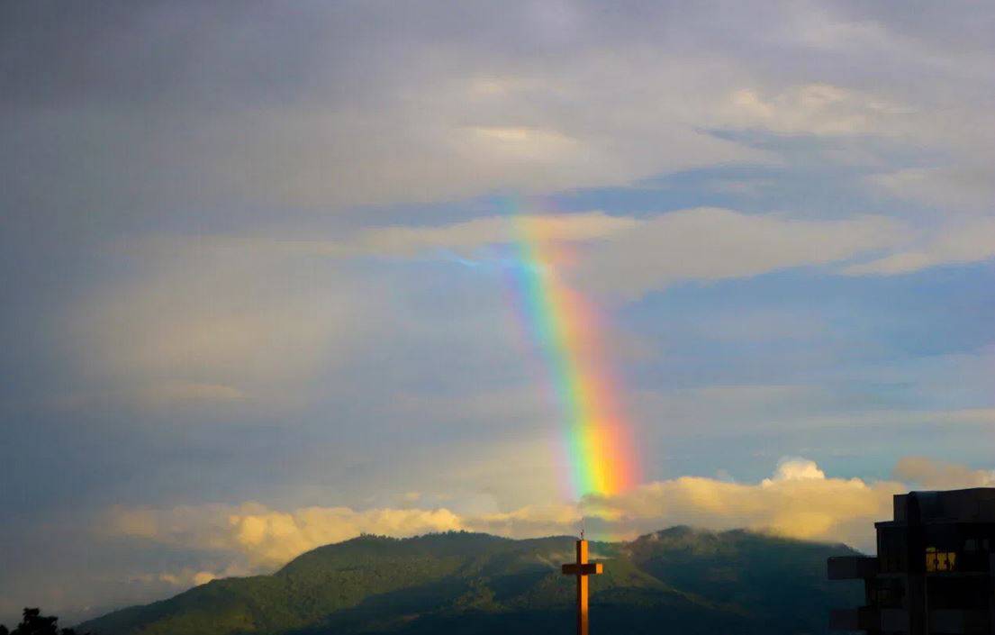 rainbow in San Salvador