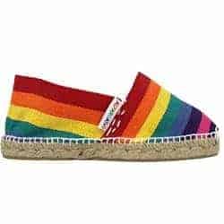 rainbow colored shoe